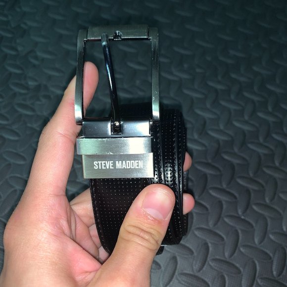 Steve Madden Leather Belt - Picture 1 of 3